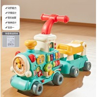 Ходунки детские каталка-толокар 5в1 (паровозик с парогенератором) (6064)