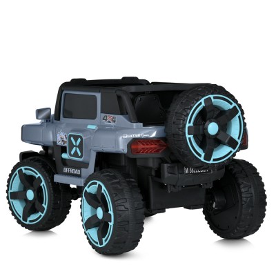 Электромобиль детский одноместный джип внедорожник с мягким сидением (M 5822EBLR-11(24V))