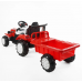 Электромобиль детский одноместный трактор с прицепом Joy (Т-81563)