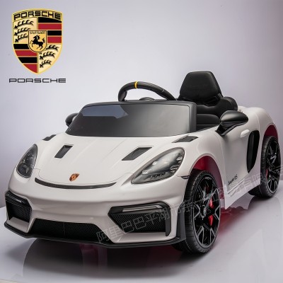 Электромобиль детский одноместный машина с мягким сидением Порше (M 6055EBLR-1)