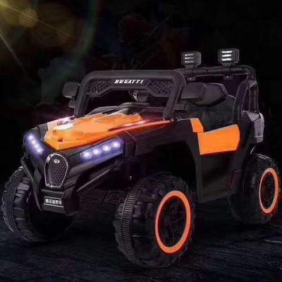 Электромобиль детский одноместный джип Бугатти с мягким сидением (M 4198EBLR-7)