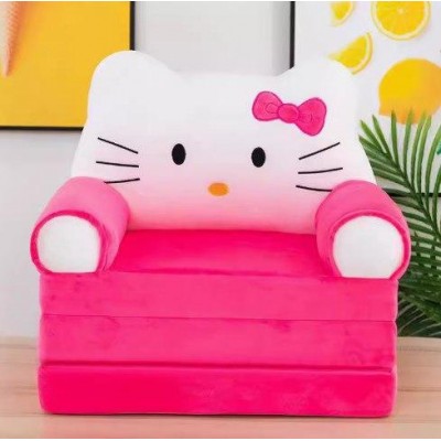 Детское плюшевое кресло-диван "Hello Kitty" кресло-трансформер для девочки