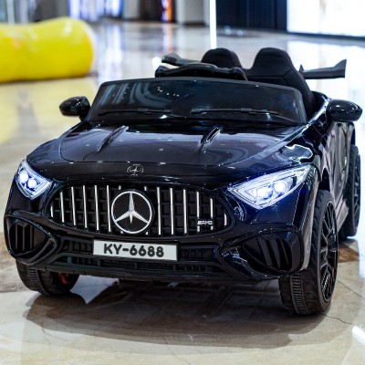 Электромобиль детский одноместный машина Мерседес с мягким сидением (M 5098EBLR-2)