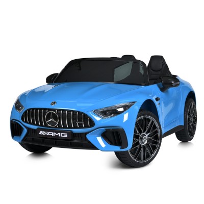 Электромобиль детский одноместный машина Мерседес с мягким сидением крашенный (M 5098EBLRS-4)