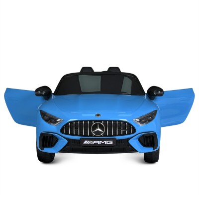 Электромобиль детский одноместный машина Мерседес с мягким сидением крашенный (M 5098EBLRS-4)