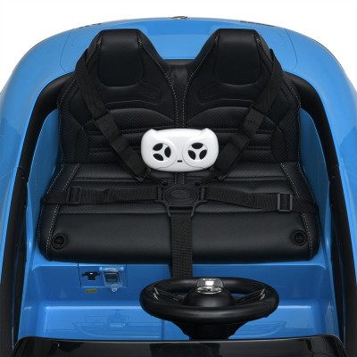 Электромобиль детский одноместный машина Мерседес с мягким сидением крашенный (M 5098EBLRS-4)