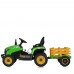 Электромобиль детский трактор с прицепом с мягким сидением на пульте управления (M 5111EBLR-5)