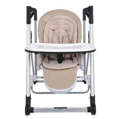Детский пластиковый стульчик-качели для кормления El Camino ME 1102 DEBUT Elegant Beige Детский пластиковый стульчик-качели для кормления El Camino ME 1102 DEBUT Elegant Beige