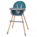 Детский классический стульчик для кормления El Camino ME 1111 LUMI Teal