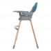 Детский классический стульчик для кормления El Camino ME 1111 LUMI Teal