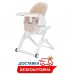 Дитячий класичний пластиковий стільчик-гойдалка для годування Carrello Alto CRL-10307 Almond Beige
