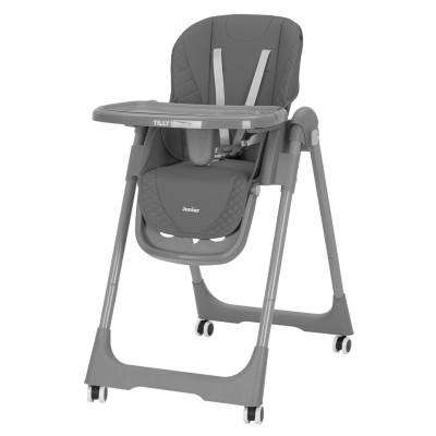 Дитячий класичний пластиковий стільчик для годування Tilly Junior T-671 Dark Grey