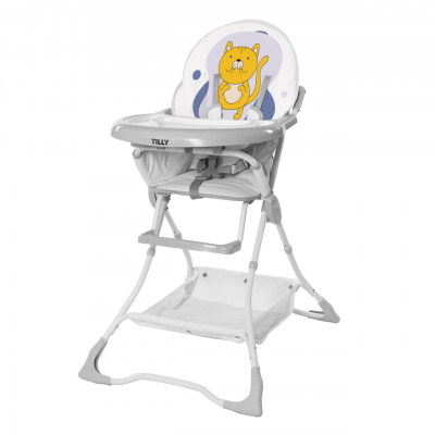 Детский классический пластиковый стульчик для кормления Tilly Buddy T-633/2 Lilac Cat