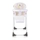 Детский классический пластиковый стульчик для кормления Lorelli Dulce White Teddy Bear