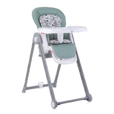 Дитячий класичний пластиковий стільчик для годування Lorelli Party Iceberg Green Leather Дитячий класичний пластиковий стільчик для годування Lorelli Party Iceberg Green Leather