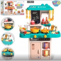 Дитяча кухня з водою звуковими та світловими ефектами Limo Toy 889-257 43 предмети Дитяча кухня з водою звуковими та світловими ефектами Limo Toy 889-257 43 предмети