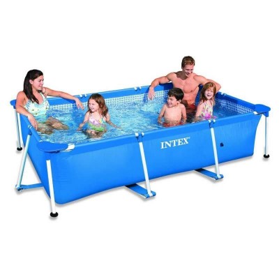 Каркасний прямокутний басейн INTEX 28270 розмір 220-150-60 см/об'єм 1662 л