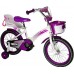 Дитячий велосипед для дівчаток з кошиком і кріслом для ляльки KIDS BIKE CROSSER-3 колеса 16 дюймів рожевий