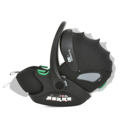 Детское автокресло Бебикокон автолюлька El Camino i-FIX (ME 1110 Moon Black)
