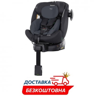 Автокресло детское с опорной ножкой вес 0-36кг isofix Carrello Genesis+ (CRL-12807 Magnet Grey)