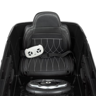 Детский одноместный электромобиль Машина Джип 4WD M 4781EBLRS-2 Mercedes мягкое сидение, автопокраска, черный