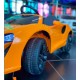 Электромобиль детский одноместный спорткар McLaren 4 мотора 25W аккумулятор 12V10Ah черный (M 5030EBLR-7)