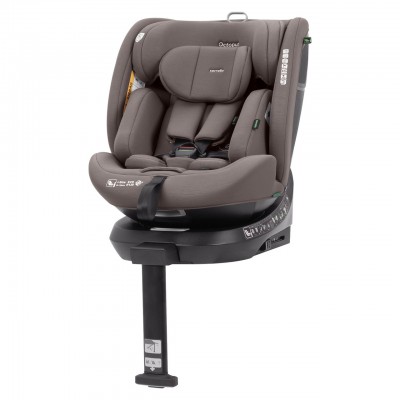 Автокрісло дитяче з опорною ножкою поворотне вага 0-36кг isofix Carrello Octopus (CRL-16002 Sandstone Beige)