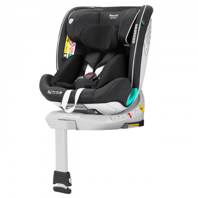 Автокресло детское с опорной ножкой поворотное вес 0-36кг isofix Carrello Revolt (CRL-15805 Space Black)