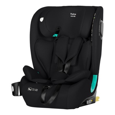 Автокрісло дитяче зріст 76-150см система ISOFIX Carrello Yukon CRL-15808 Midnight Black