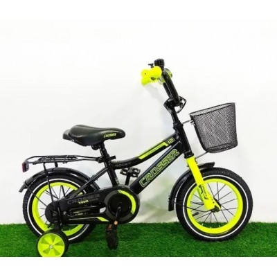 Детский велосипед 12 дюймов Crosser Rocky — двухколёсный, лайм