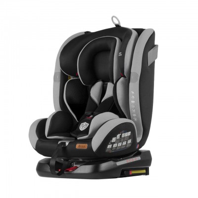 Автокрісло дитяче поворотне вага 0-36кг isofix Tilly Bliss (T-535 Light Grey)