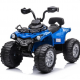 Дитячий квадроцикл JS 009 EL-4 два мотори 35W, 1 акумулятор, до 6км/год, до 30кг, шкіряне сидіння, синій