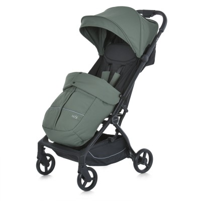 Коляска дитяча алюмінієва прогулянкова El Camino MUSE (ME 1118 Khaki Green)
