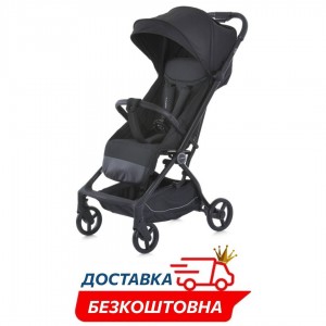 Коляска дитяча алюмінієва прогулянкова El Camino MUSE (ME 1118 Black)