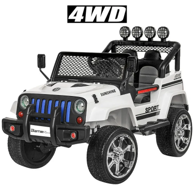 Дитячий електромобіль джип Bambi Racer 4WD M 3237EBLR-1 Jeep USB,MP3 / білий Дитячий електромобіль джип Bambi Racer 4WD M 3237EBLR-1 Jeep USB,MP3 / білий