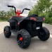 Дитячий електромобіль Квадроцикл M 4131EL-3 шкіряне сидіння, одномісний, MP3, музика, світло / червоний