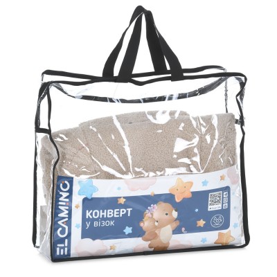 Конверт детский в коляску светоотражающий "Медвежонок" EL CAMINO Footmuff ME 1132 Teddy Bear бежевый Конверт детский в коляску светоотражающий "Медвежонок" EL CAMINO Footmuff ME 1132 Teddy Bear бежевый