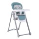 Детский классический пластиковый стульчик для кормления Lorelli Party Arctic Blue Leather
