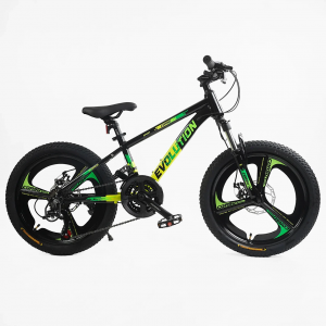 Спортивний дитячий алюмінієвий велосипед 20 дюймів Shimano 21 швидкість Corso «Evolution» EV-20438