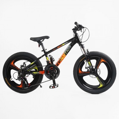 Спортивний дитячий алюмінієвий велосипед 20 дюймів Shimano 21 швидкість Corso «Evolution» EV-20617