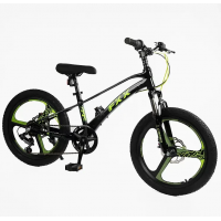 Спортивний дитячий магнієвий велосипед 20 дюймів Shimano Revoshift 7 швидкостей Corso «FХХ» MG-20141
