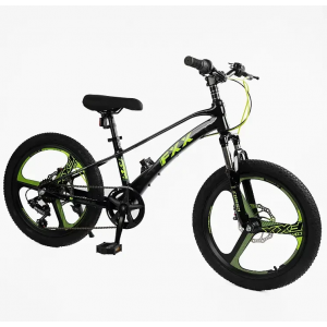 Спортивний дитячий магнієвий велосипед 20 дюймів Shimano Revoshift 7 швидкостей Corso «FХХ» MG-20141