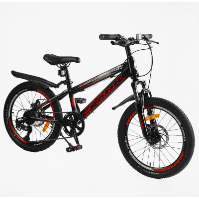 Спортивний дитячий велосипед 20 дюймів LTWOO-A2 7 швидкостей Corso CRANK CR-20257