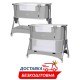 Детская приставная кроватка-манеж для новорожденных CARRELLO Aria CRL-16401 Silver Grey