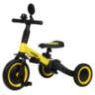 Детский беговел-велобег трансформер 6в1 Maraton Tri-cycle Cruiser Versa с родительской ручкой Yellow
