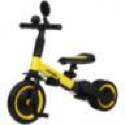 Детский беговел-велобег трансформер 6в1 Maraton Tri-cycle Cruiser Versa с родительской ручкой Yellow
