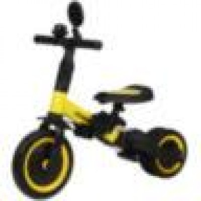 Детский беговел-велобег трансформер 6в1 Maraton Tri-cycle Cruiser Versa с родительской ручкой Yellow
