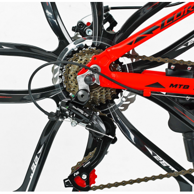 Спортивний алюмінієвий велосипед 26 дюймів Shimano 21 швидкість Corso «SPIDER» SP-26800