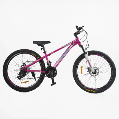 Спортивный горный велосипед 26 дюймов Saiguan 21 скорость Corso «PHANTOM» PH-26702 женский