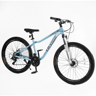 Спортивний горний алюмінієвий велосипед 27.5 дюймів Shimano 21 швидкість Corso «ELYSIUM» LS-27930 Спортивний горний алюмінієвий велосипед 27.5 дюймів Shimano 21 швидкість Corso «ELYSIUM» LS-27930